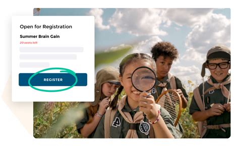 online camps,afterschool & party registration software.